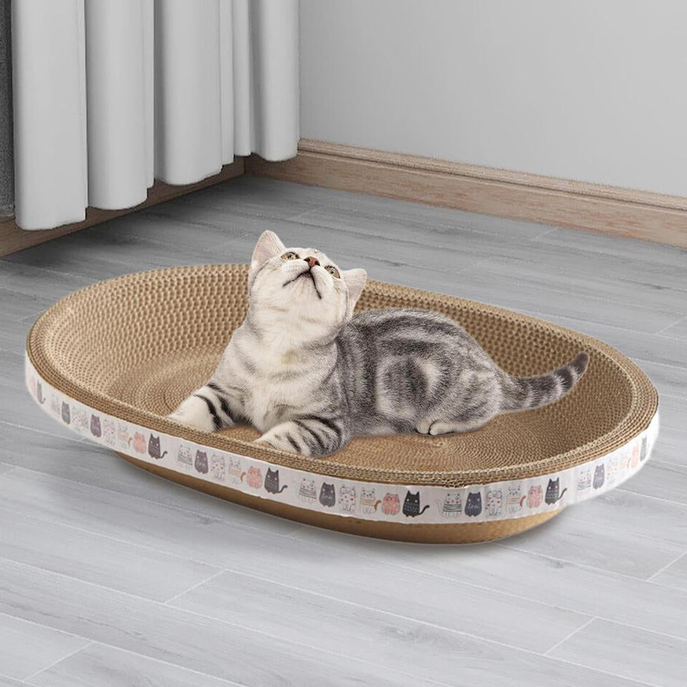 Corrugated Cat Scratcher Cat Scrapers Cat Scratching Board Corrugated Cardboard Grinding Nails Interactive Protecting Furniture