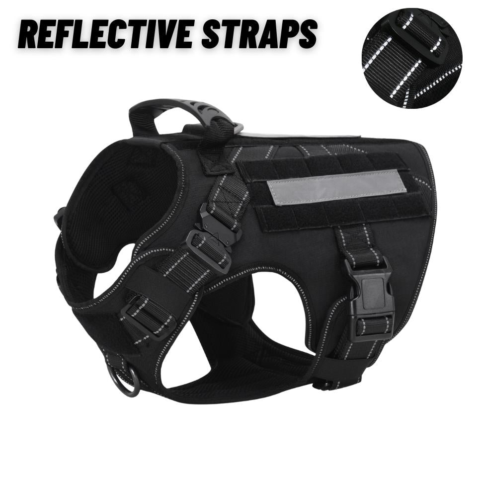 Petbelong Tactical No Pull Dog Harness v2 color Reflective Size L
