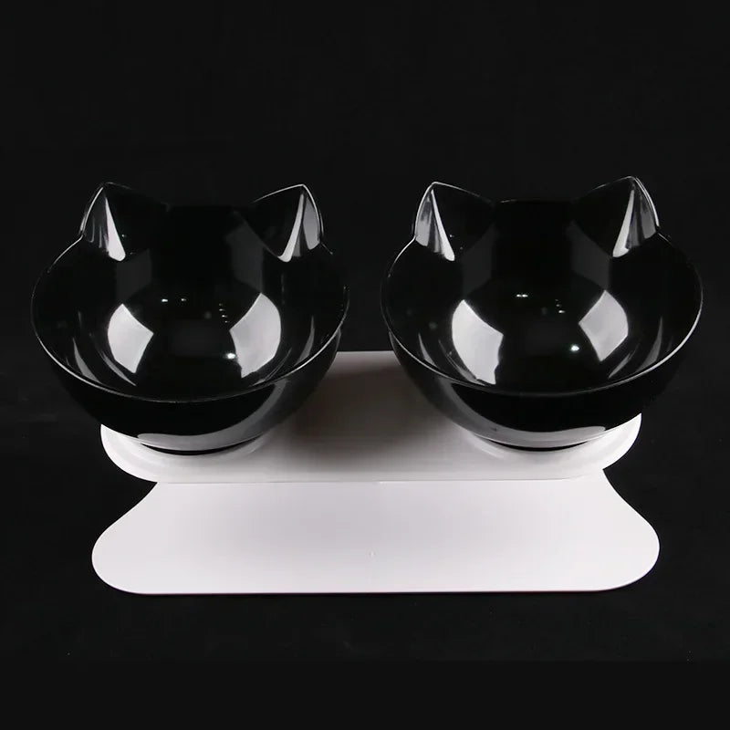 Non-Slip Double Cat Bowl Dog Bowl With Stand Pet Feeding Cat Water Bowl For Cats Food Pet Bowls For Dogs Feeder Product Supplies