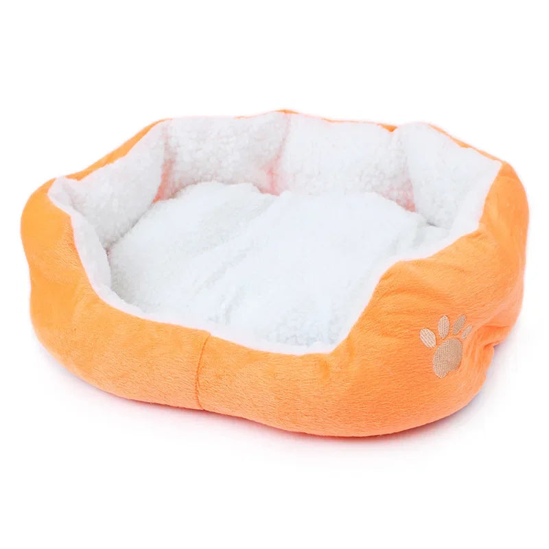 Washable Super Soft Dog Bed Pet Bed Mat Supplies Plush Cat Mat Small and Large Size Lambswool Kennel Teddy Bichon