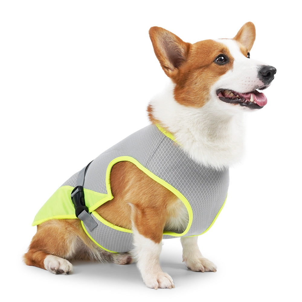 Summer Cooling Dog Vest Breathable Mesh Clothes for Small Large Dogs Outdoor Pet Cool Down Jackets Adjustable Dog Cooler Coat