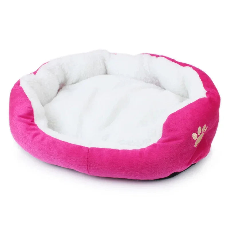 Washable Super Soft Dog Bed Pet Bed Mat Supplies Plush Cat Mat Small and Large Size Lambswool Kennel Teddy Bichon