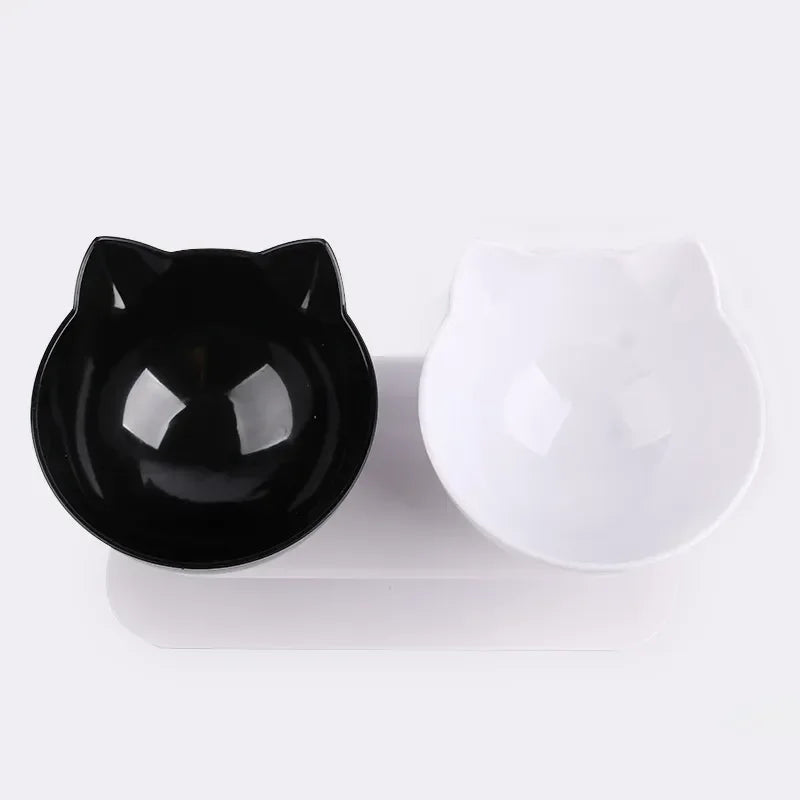 Non-Slip Double Cat Bowl Dog Bowl With Stand Pet Feeding Cat Water Bowl For Cats Food Pet Bowls For Dogs Feeder Product Supplies